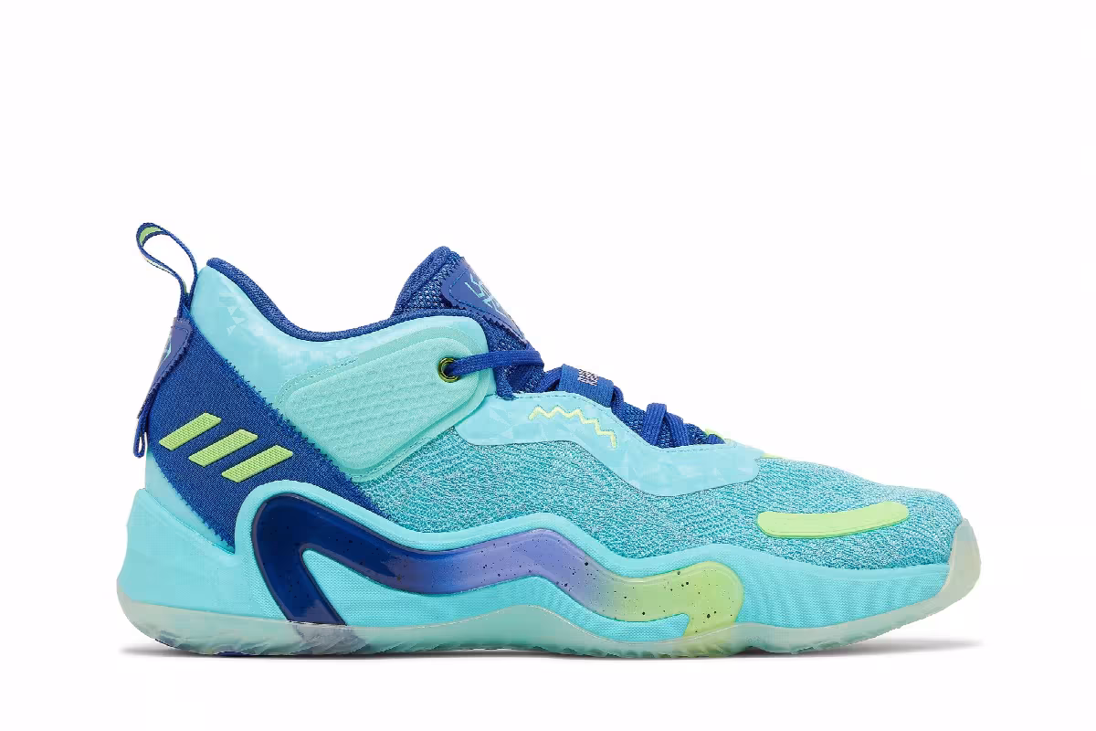 adidas D.O.N. Issue #3 Pulse Aqua, view 2