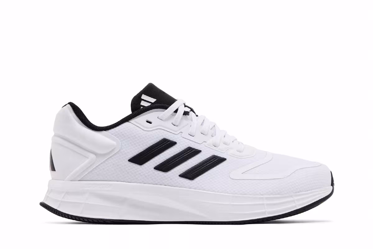 adidas Duramo 10 White Black, view 2