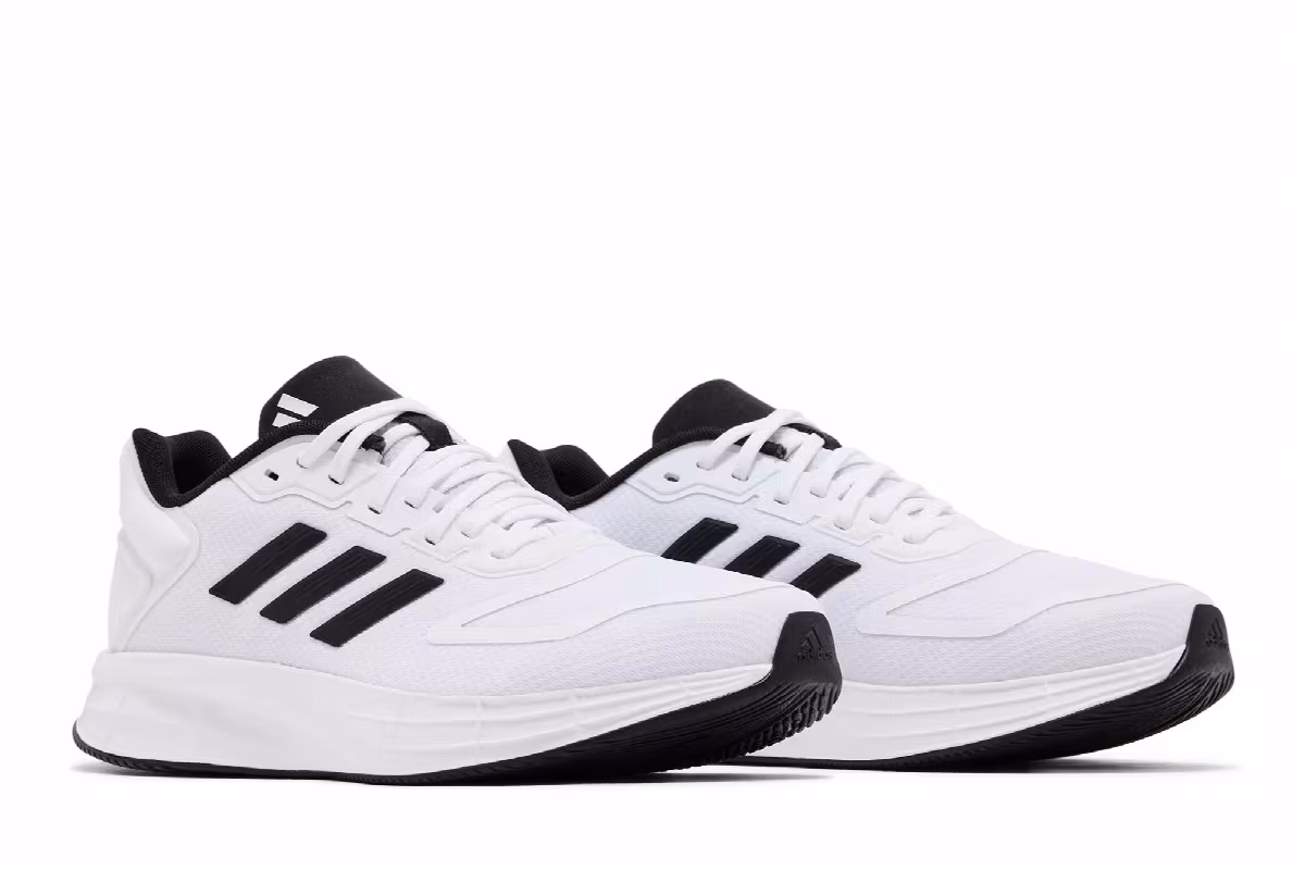 adidas Duramo 10 White Black, view 9