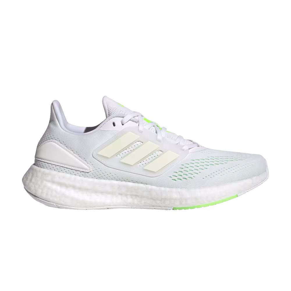 Adidas PureBoost 22 White Beam Green