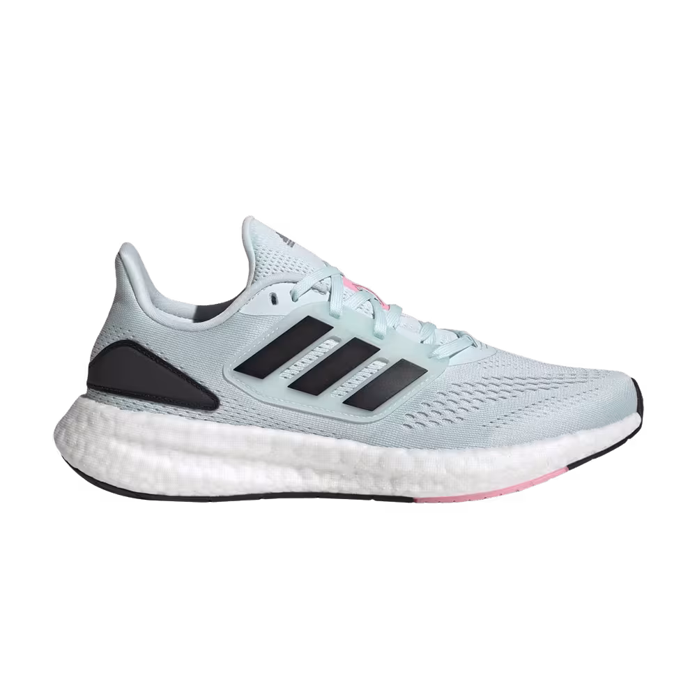 Adidas Women's PureBoost 22 Almost Blue Black