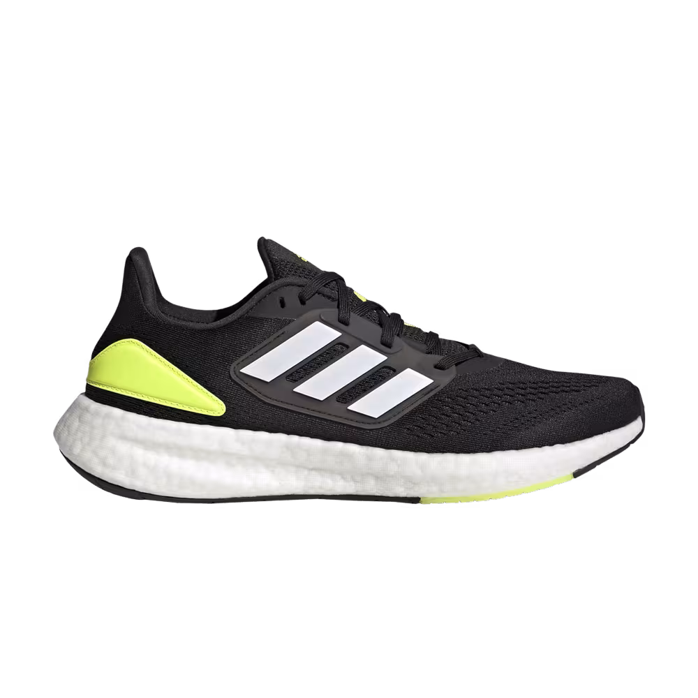 Adidas PureBoost 22 White Solar Yellow