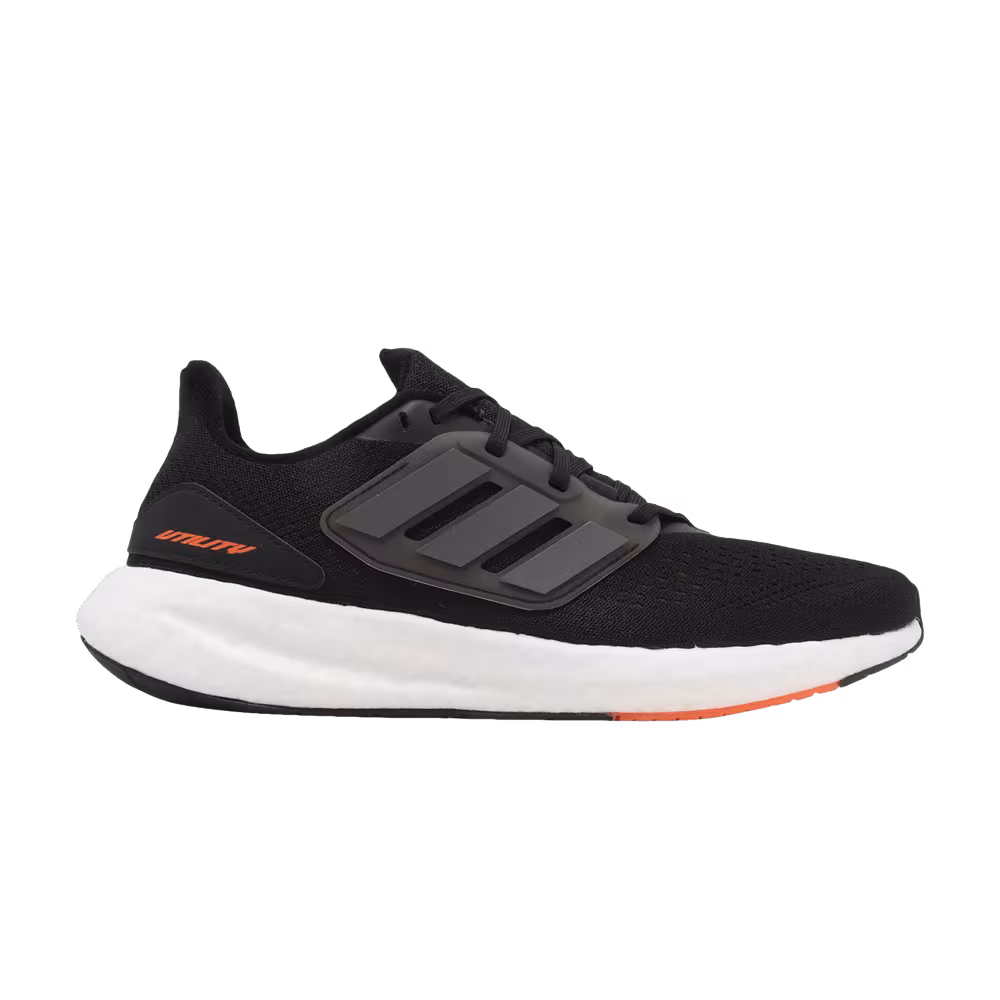 Adidas PureBoost 22 Black Semi Orange