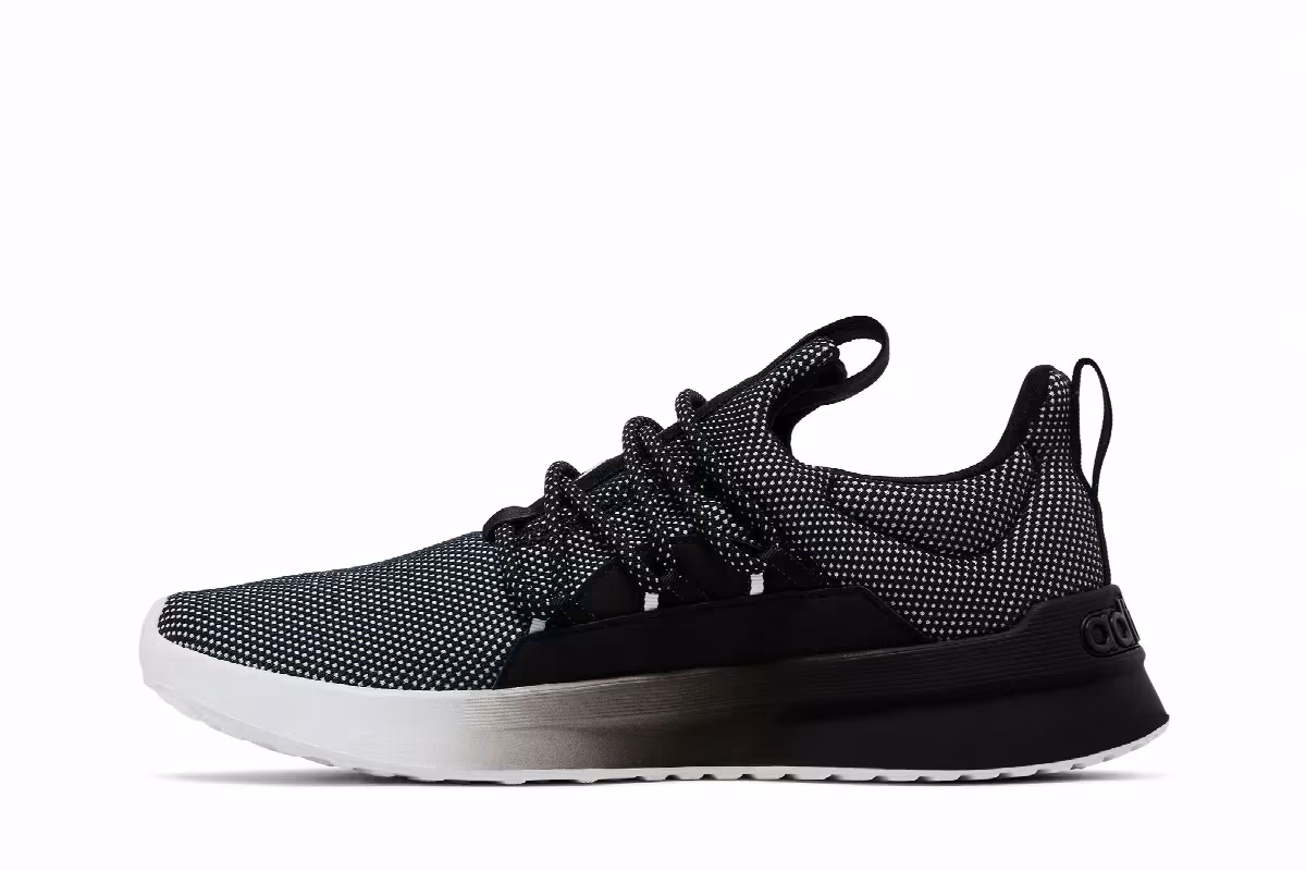 Adidas Lite Racer Adapt 4.0 Cloudfoam White Black, view 4