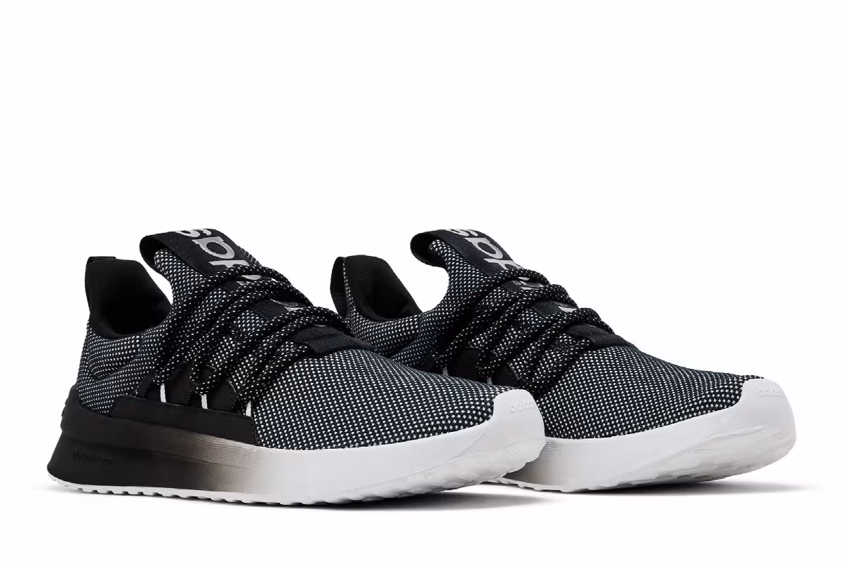 Adidas Lite Racer Adapt 4.0 Cloudfoam White Black, view 9