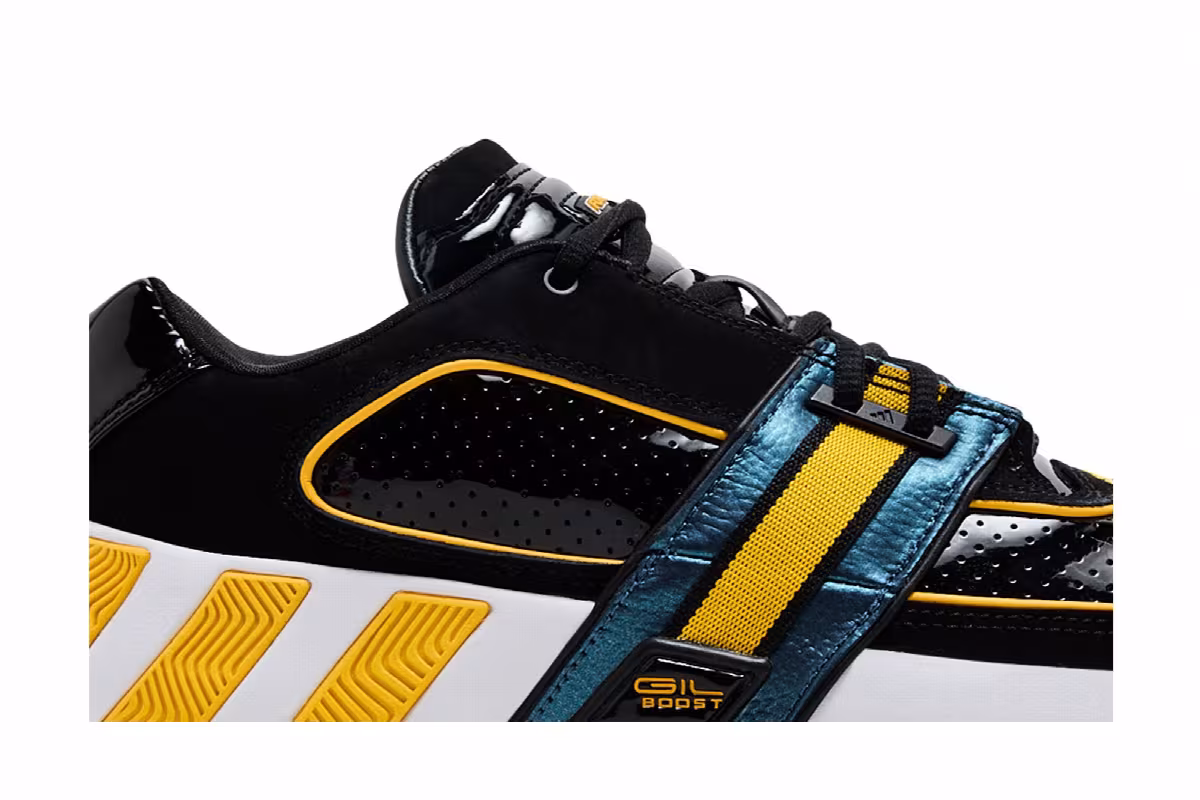 adidas Agent Gil Restomod Black Bold Gold, view 3