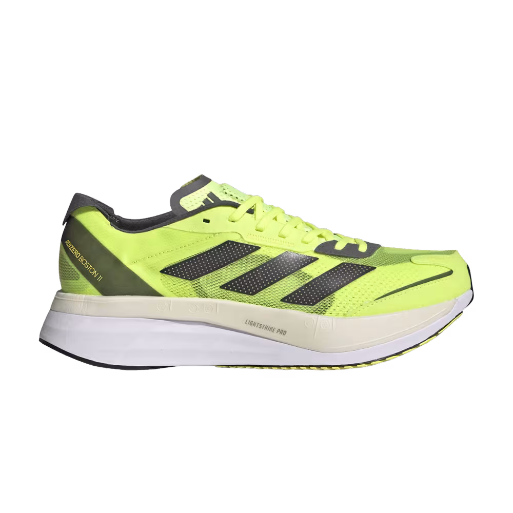 Adidas Adizero Boston 11 Solar Yellow Night Metallic