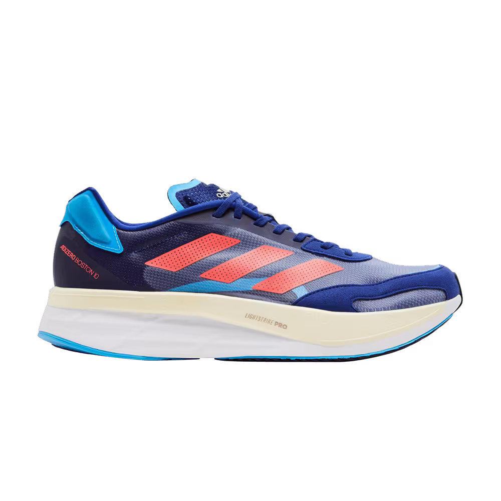 adidas Adizero Boston 10 M Indigo Blue Turbo