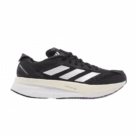 Adidas Adizero Boston 11 Wide 'Black White Carbon'