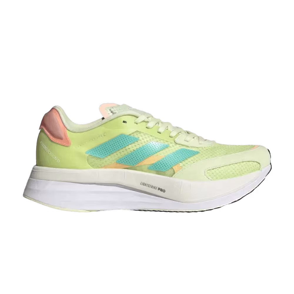 Adidas Women's Adizero Boston 10 Almost Lime Mint Rush