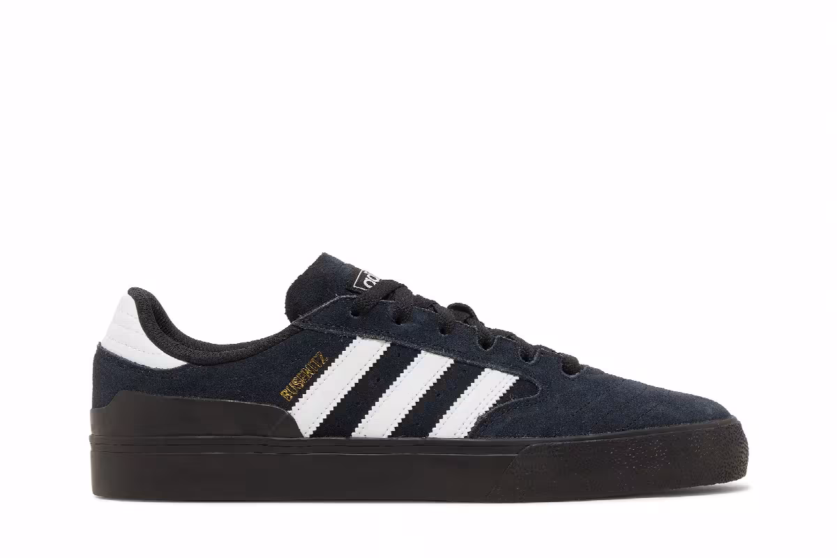 Adidas Busenitz Vulc 2 Black Gold Metallic, view 2