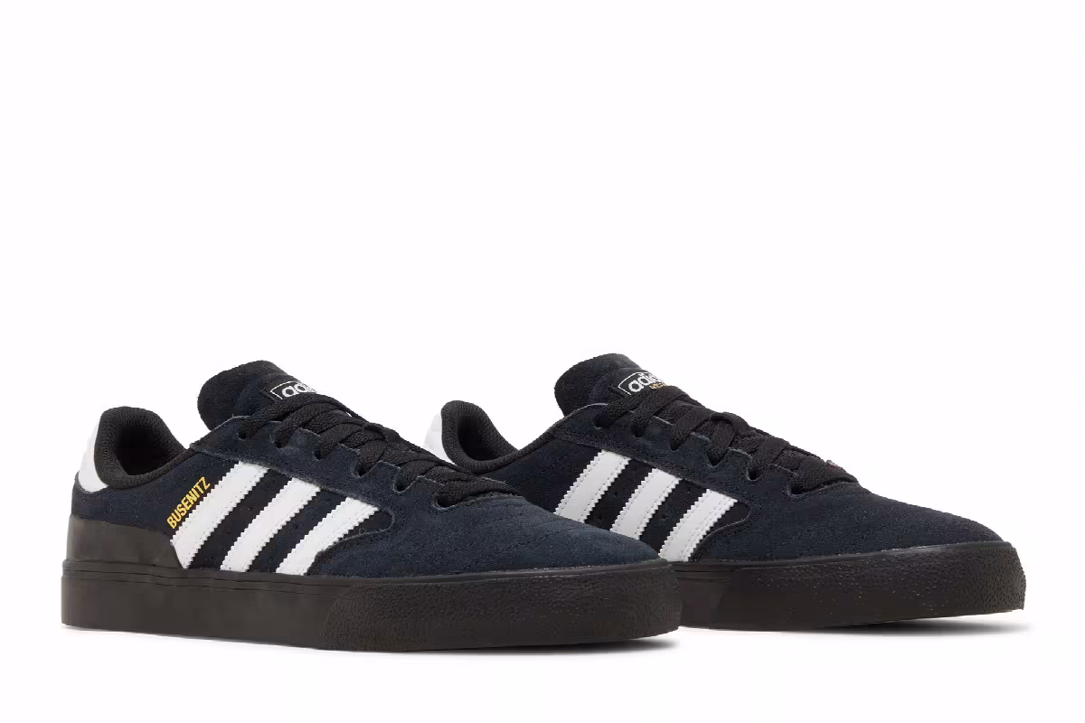 Adidas Busenitz Vulc 2 Black Gold Metallic, view 9