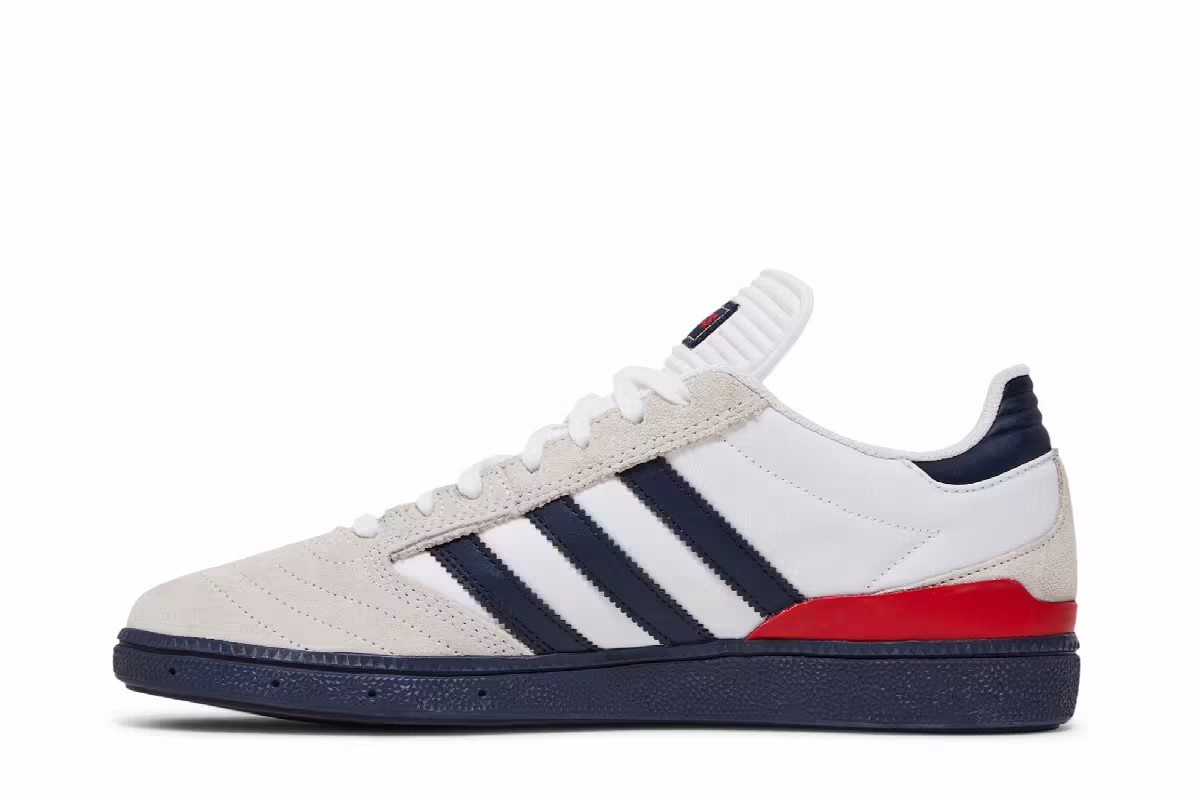 Adidas Busenitz White Collegiate Navy, view 4