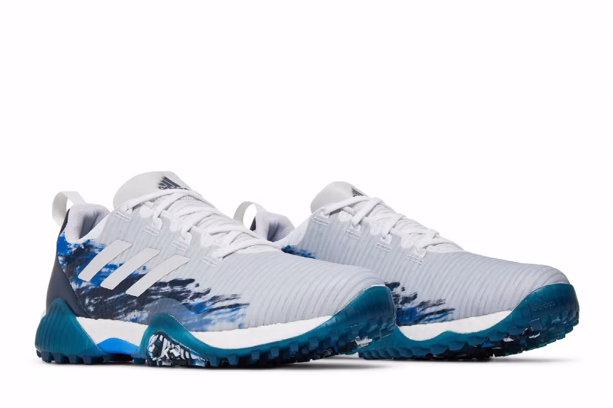 Adidas CodeChaos Golf White Crew Navy, view 9
