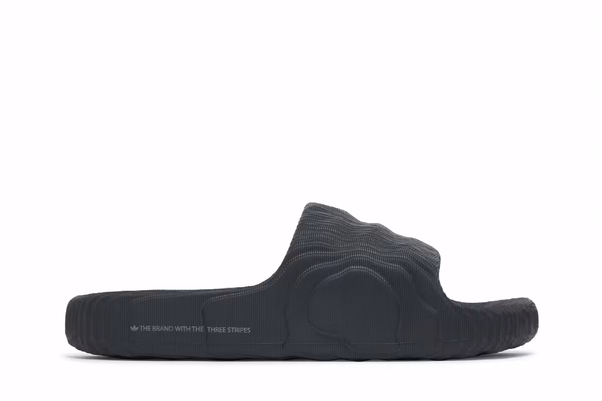 adidas Adilette 22 Slides Carbon, view 2