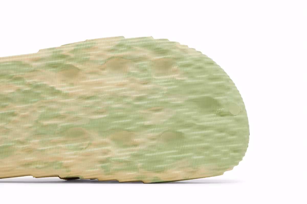 adidas Adilette 22 Slides Magic Lime Desert Sand, view 6