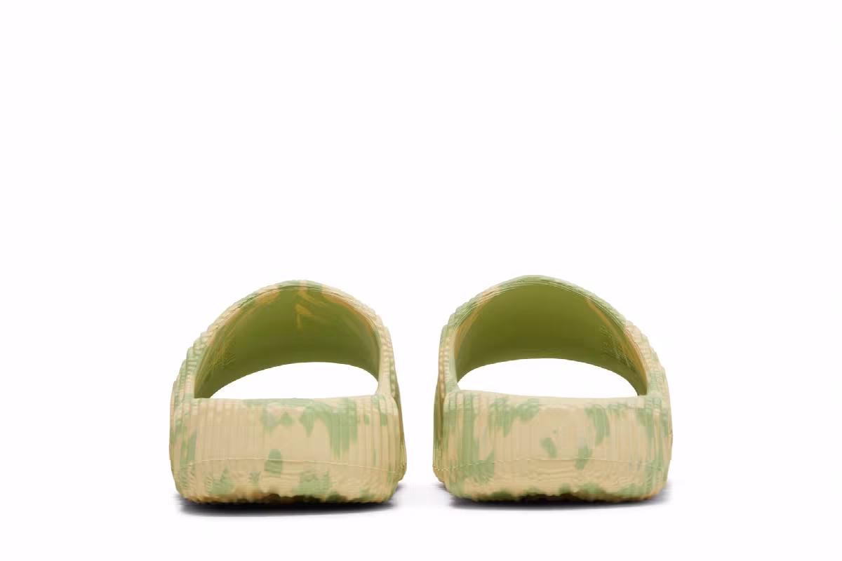 adidas Adilette 22 Slides Magic Lime Desert Sand, view 7