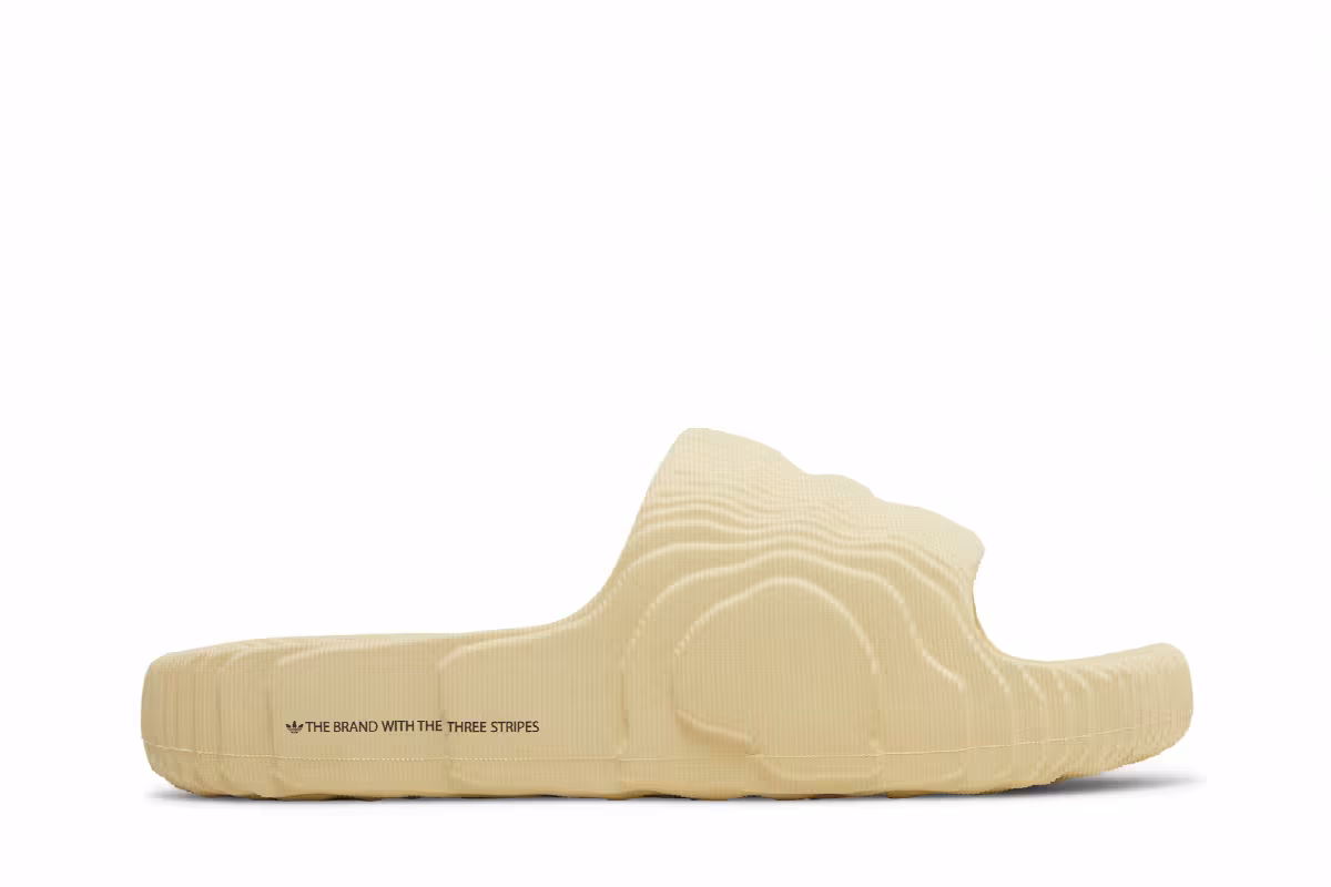 adidas Adilette 22 Slides Desert Sand, view 2