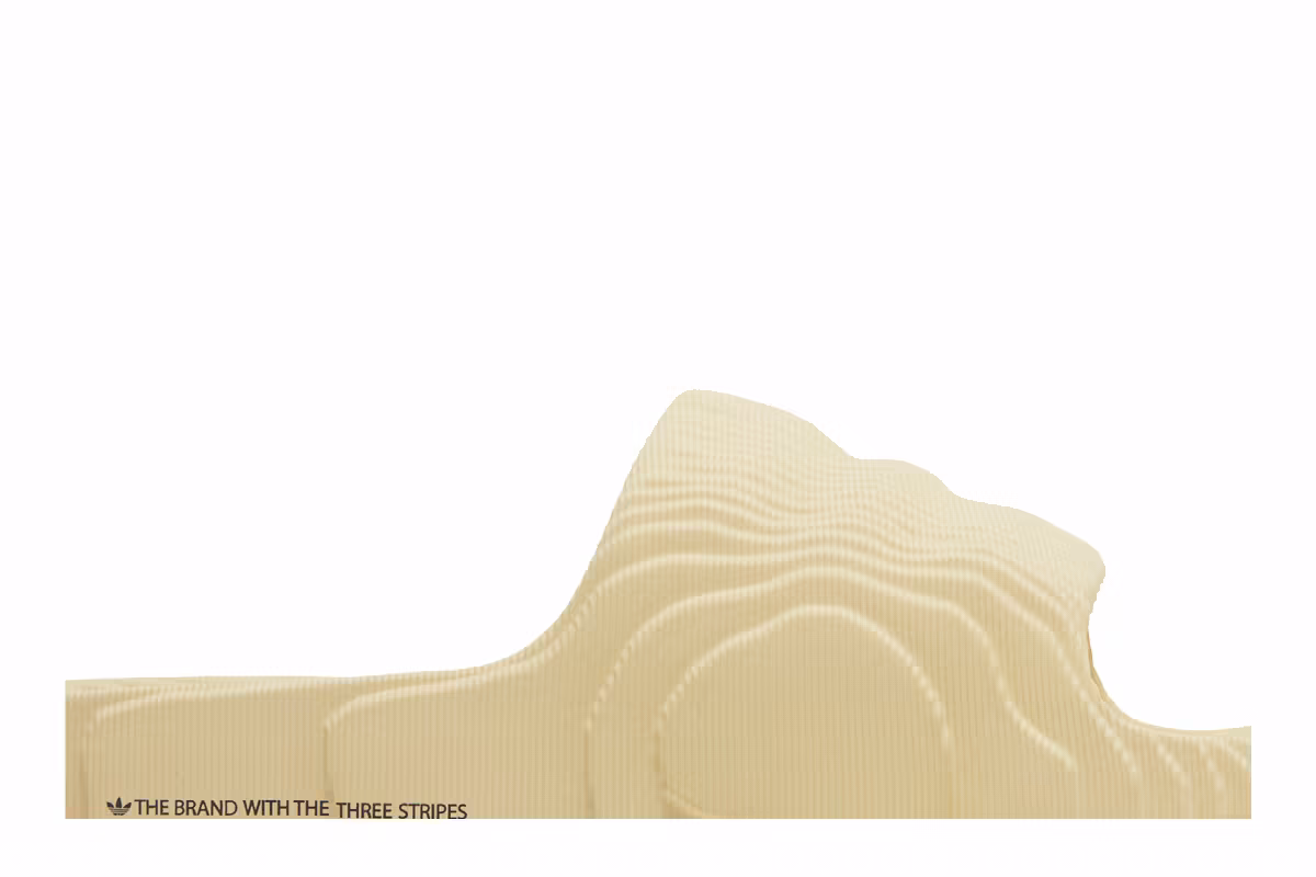 adidas Adilette 22 Slides Desert Sand, view 3