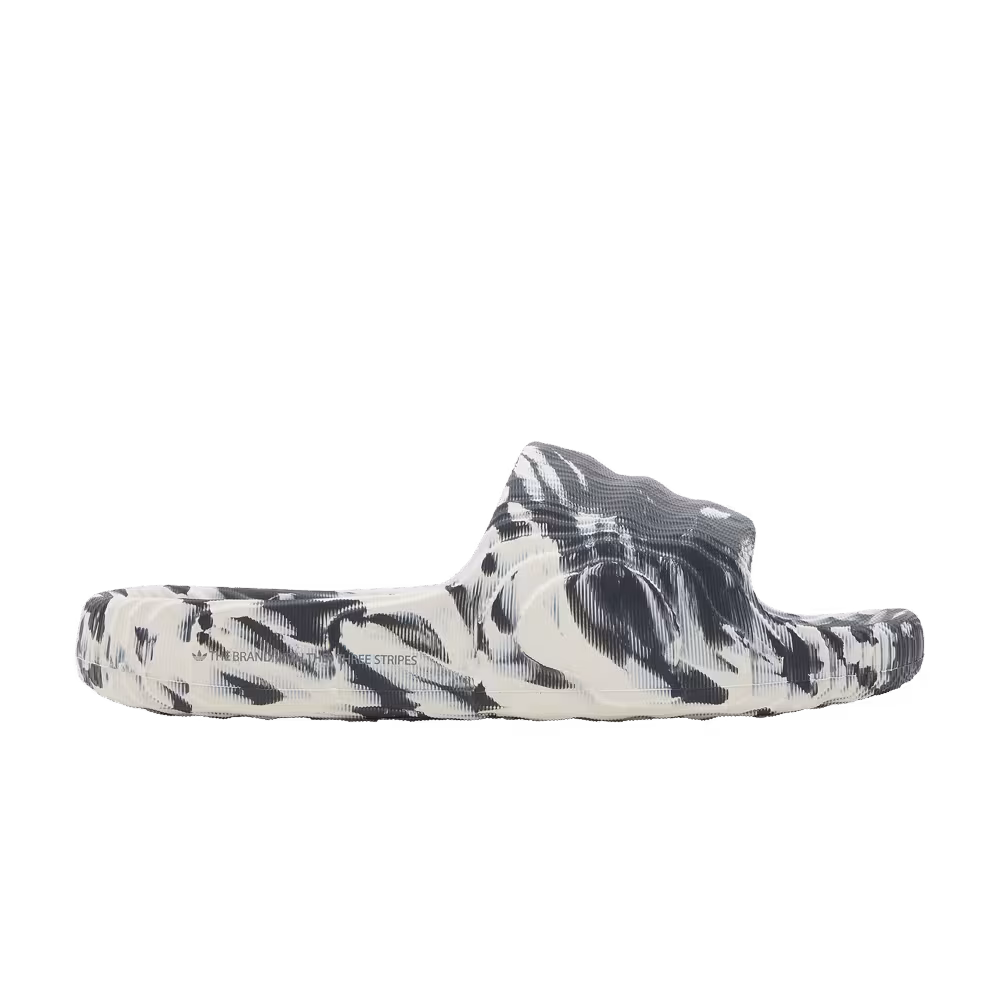 adidas Adilette 22 Slides Carbon Aluminium