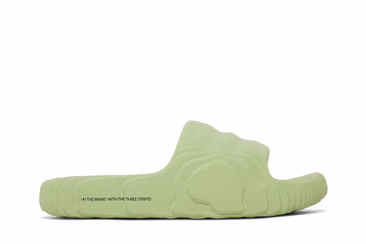 adidas Adilette 22 Slides Magic Lime, view 2