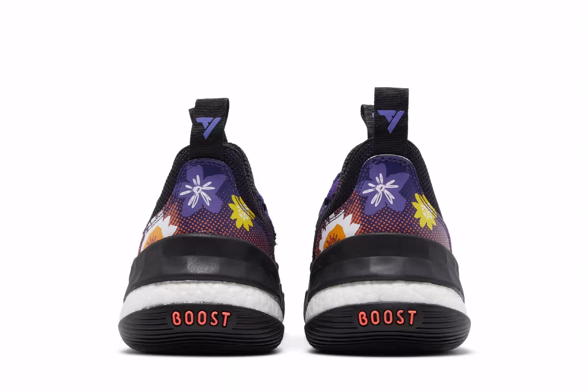 adidas Trae Young 1 Black Team College Purple, view 7