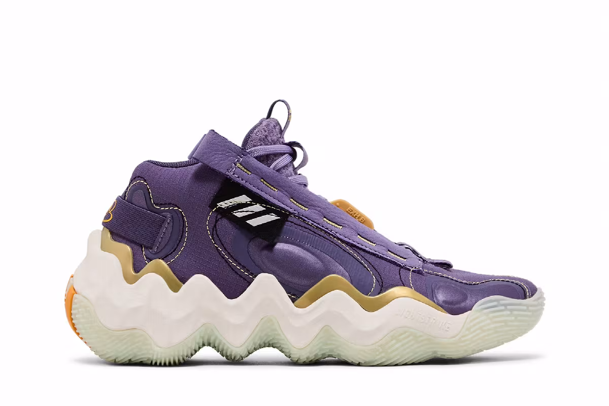 Candace Parker x adidas Women's Exhibit B Mid Tech Purple, view 2