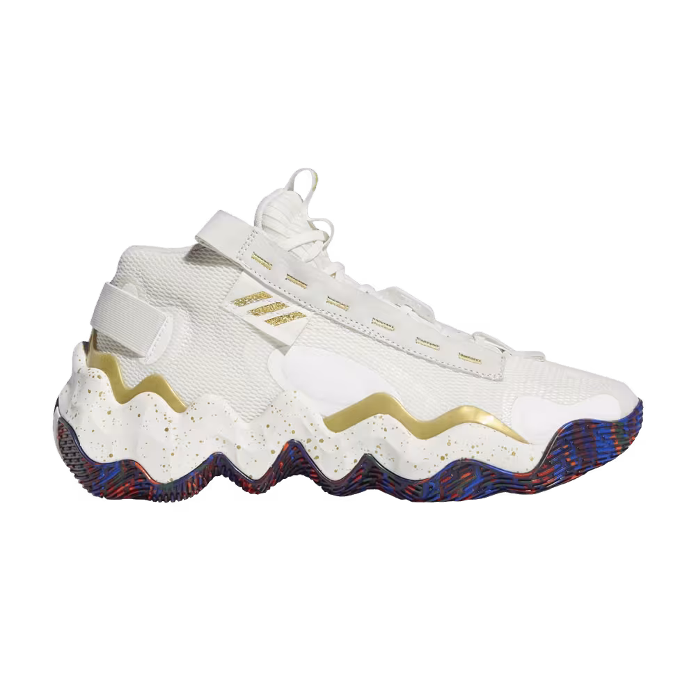 Adidas Women's Exhibit B Mid White Gold Metallic