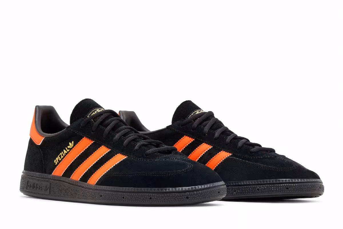Adidas Handball Spezial Black Orange, view 9