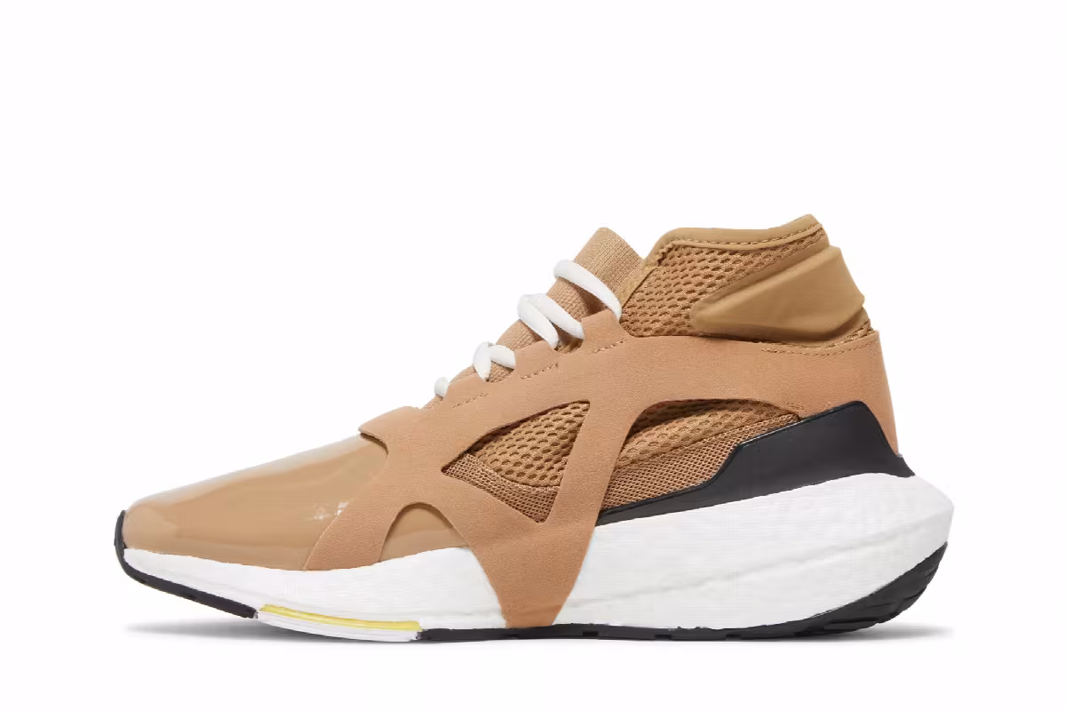 Stella McCartney x adidas Women's UltraBoost 21 Brown White Vapour, view 4