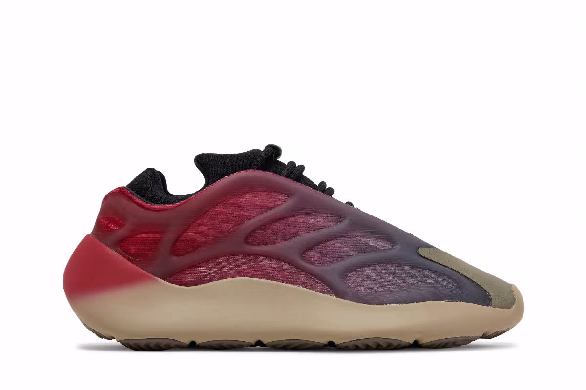 adidas Men's Yeezy 700 V3 Fade Carbon, view 2