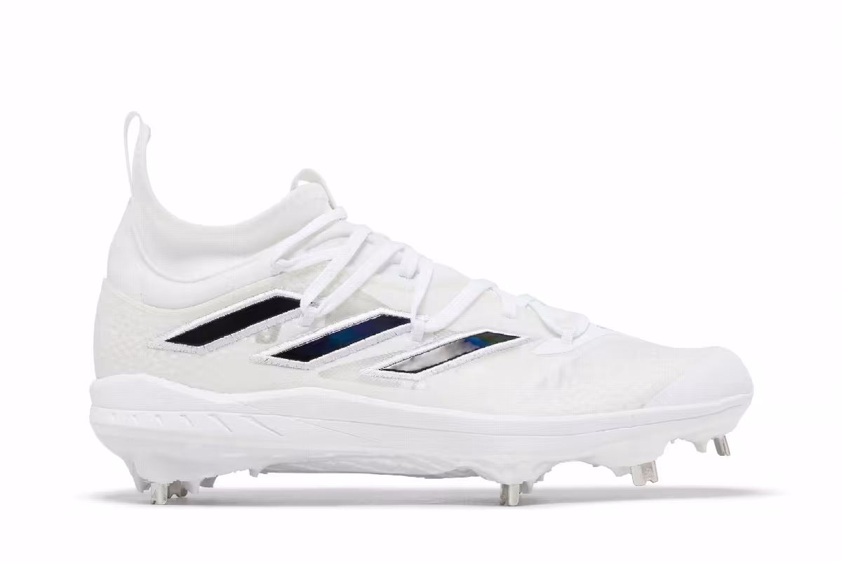 adidas Adizero Afterburner NWV White Black Iridescent, view 2