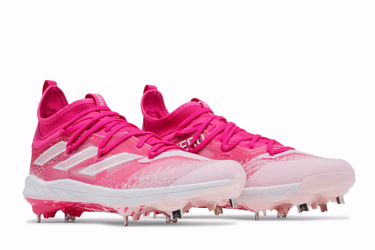 adidas Adizero Afterburner NWV Cleats Team Shock Pink, view 9