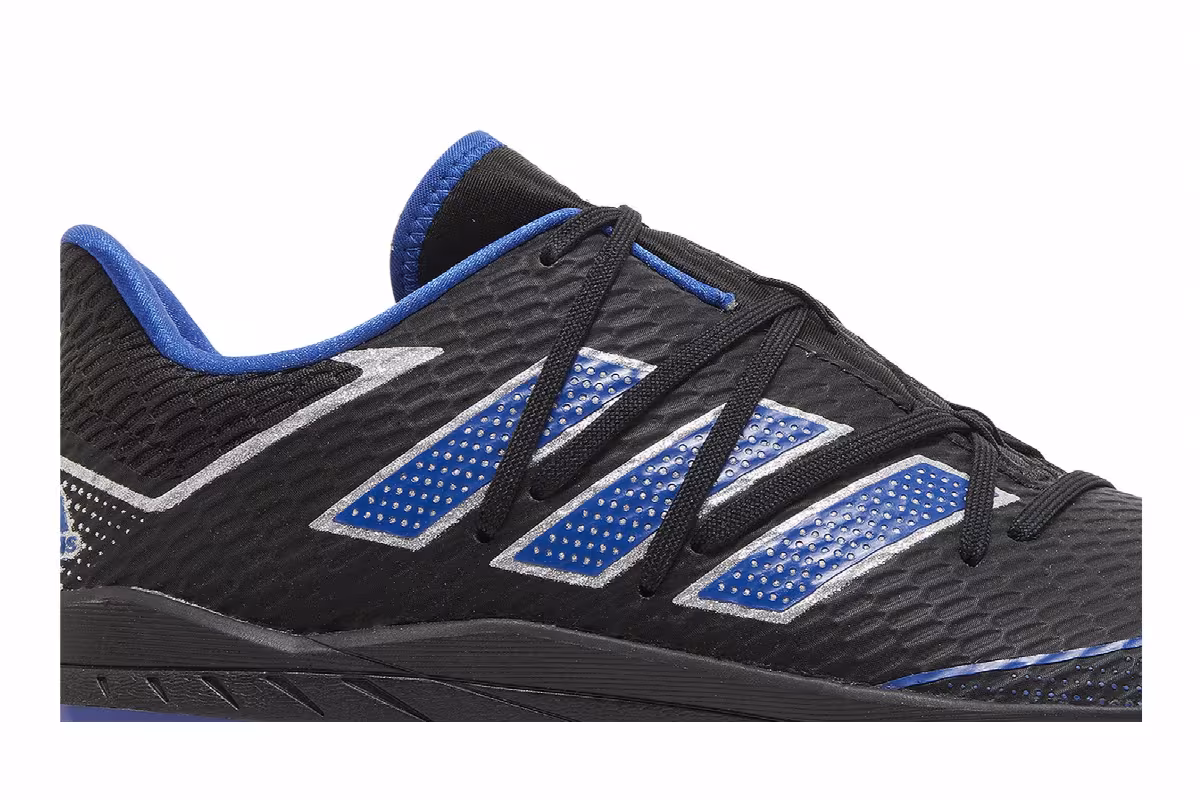 Adidas Adizero Afterburner 7 Black Royal Blue, view 3