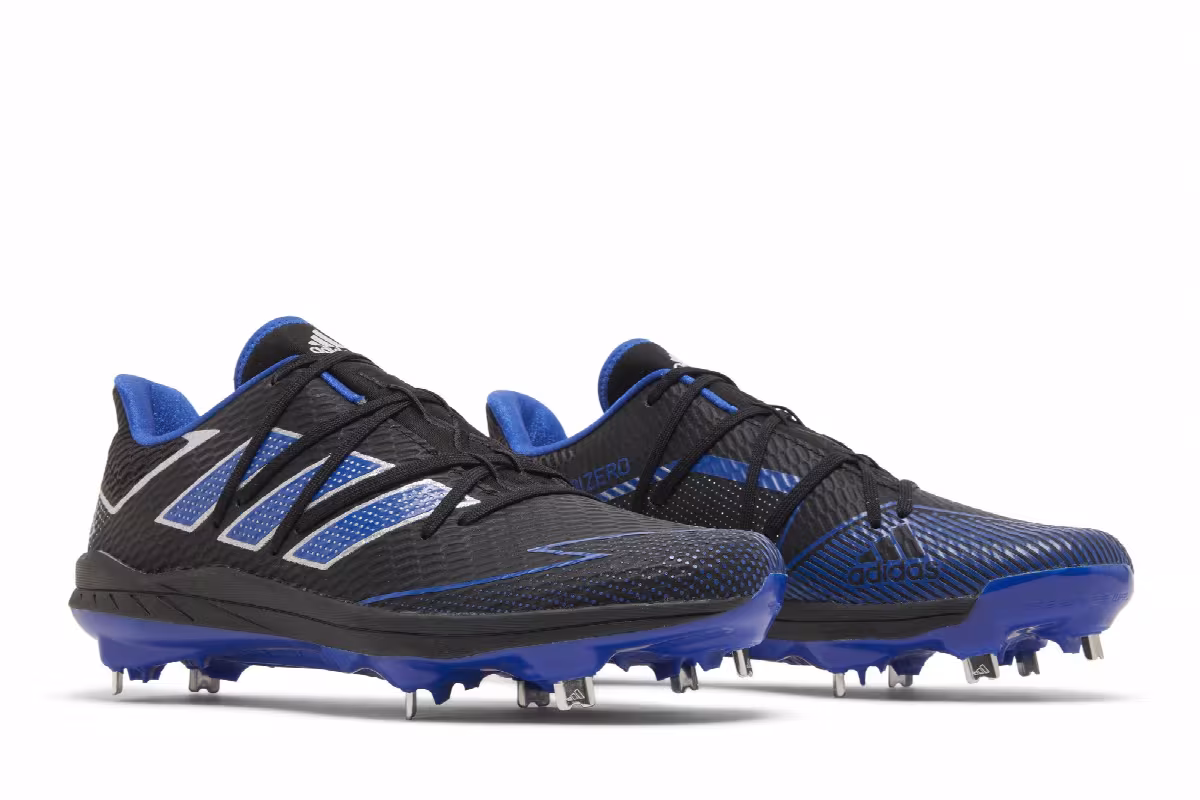 Adidas Adizero Afterburner 7 Black Royal Blue, view 9