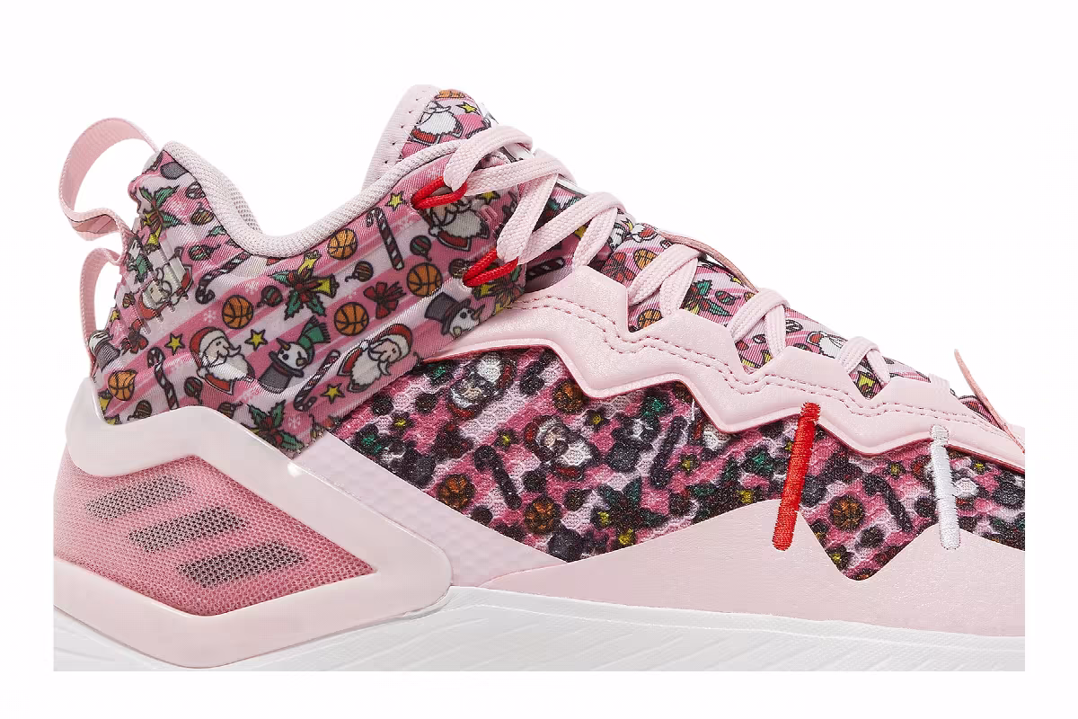 adidas D Rose Son of Chi Christmas - Clear Pink, view 3