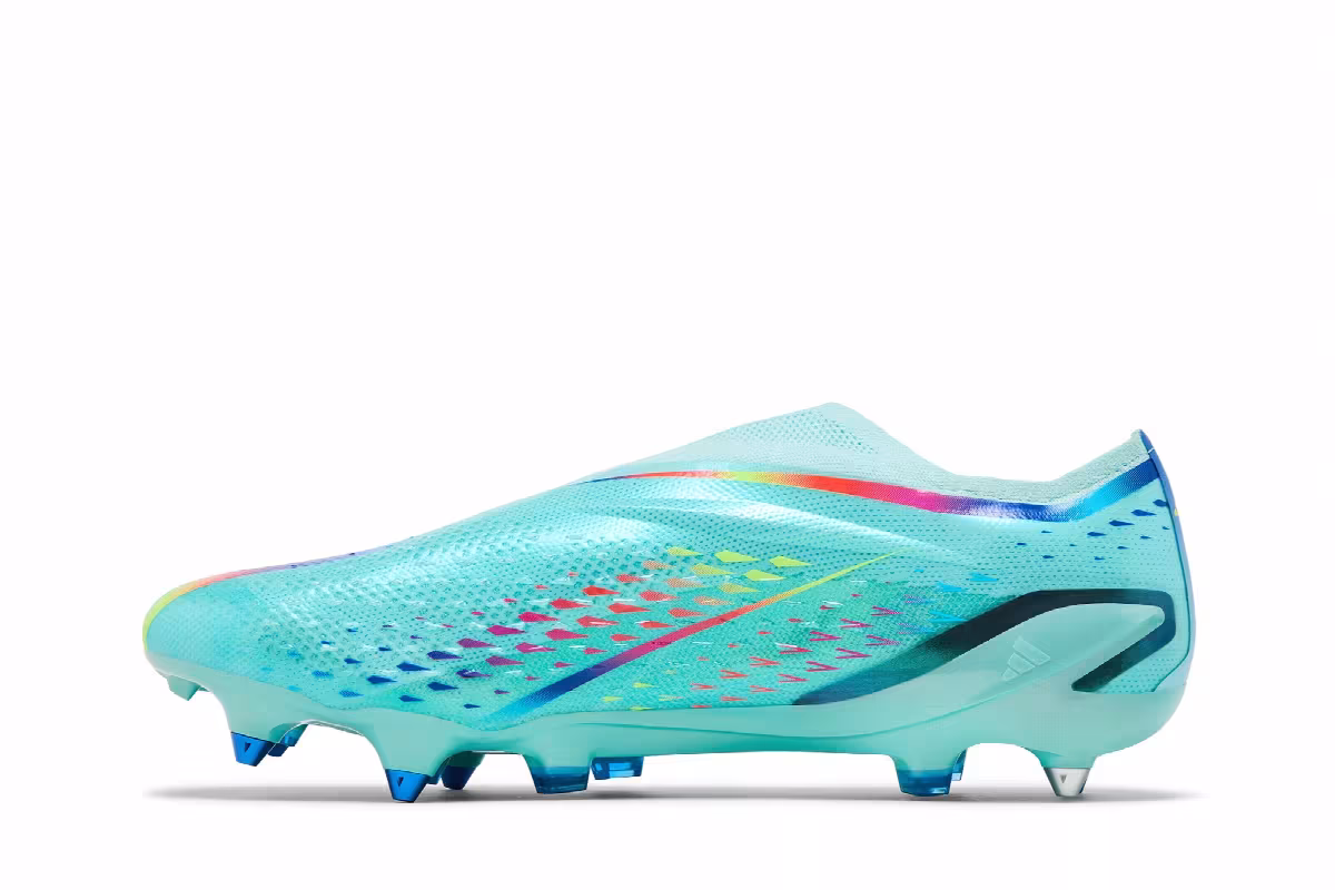 Adidas X Speedportal+ SG Al Rihla Pack - Clear Aqua, view 4
