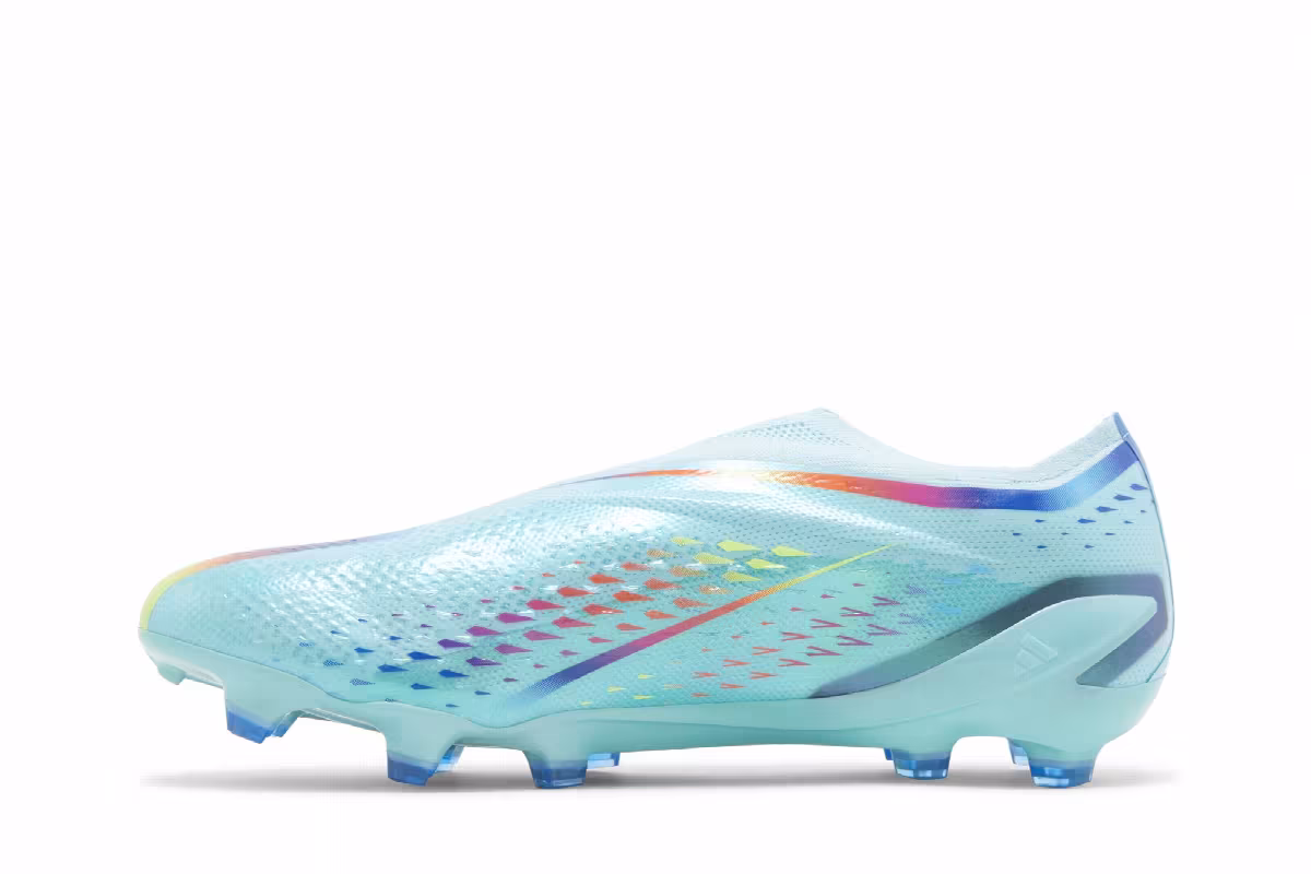 adidas X Speedportal+ FG Al Rihla Pack - Clear Aqua, view 4