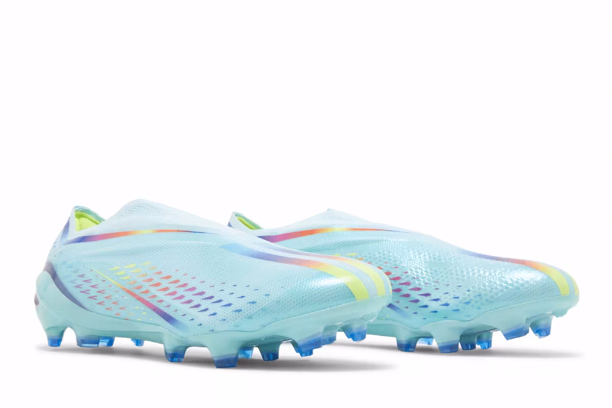 adidas X Speedportal+ FG Al Rihla Pack - Clear Aqua, view 9