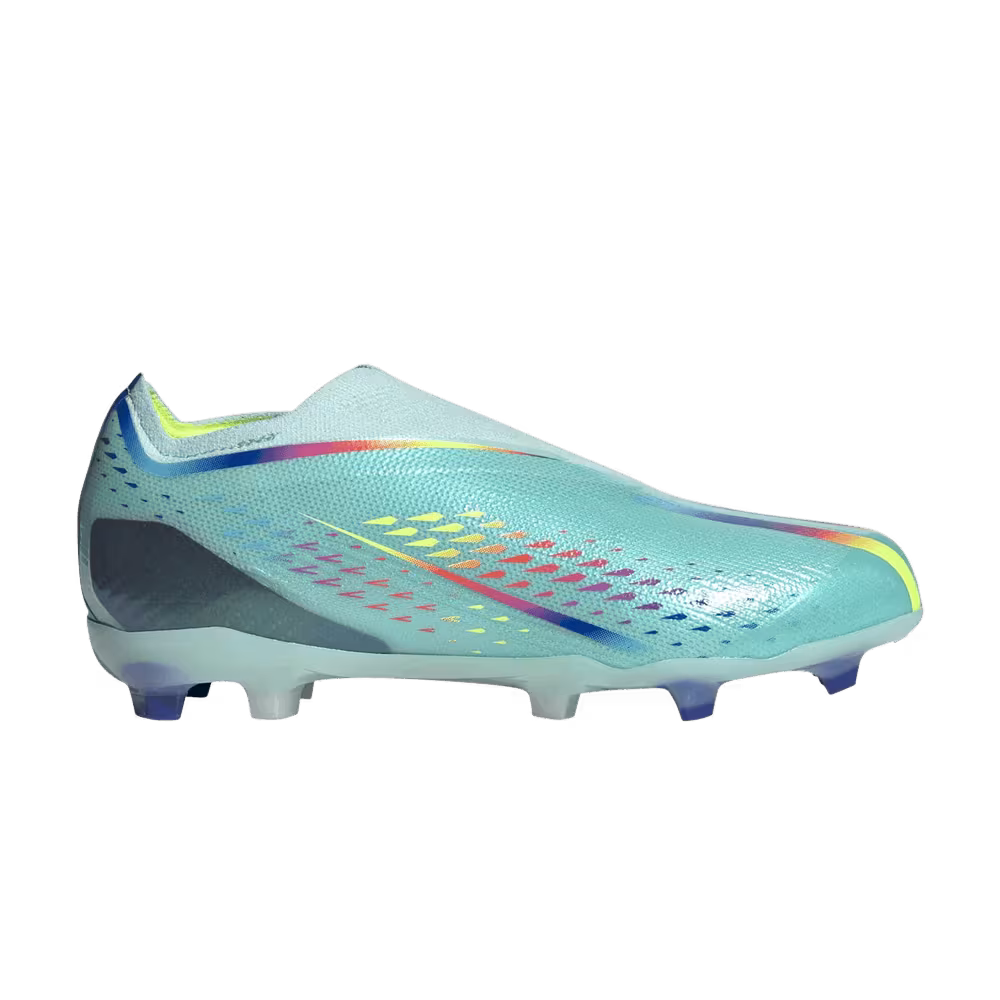Adidas X Speedportal+ FG J Al Rihla Pack - Clear Aqua