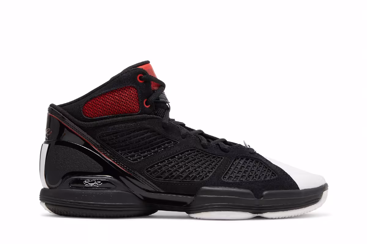 adidas Adizero Rose 1.5 Restomod Black Vivid Red, view 2