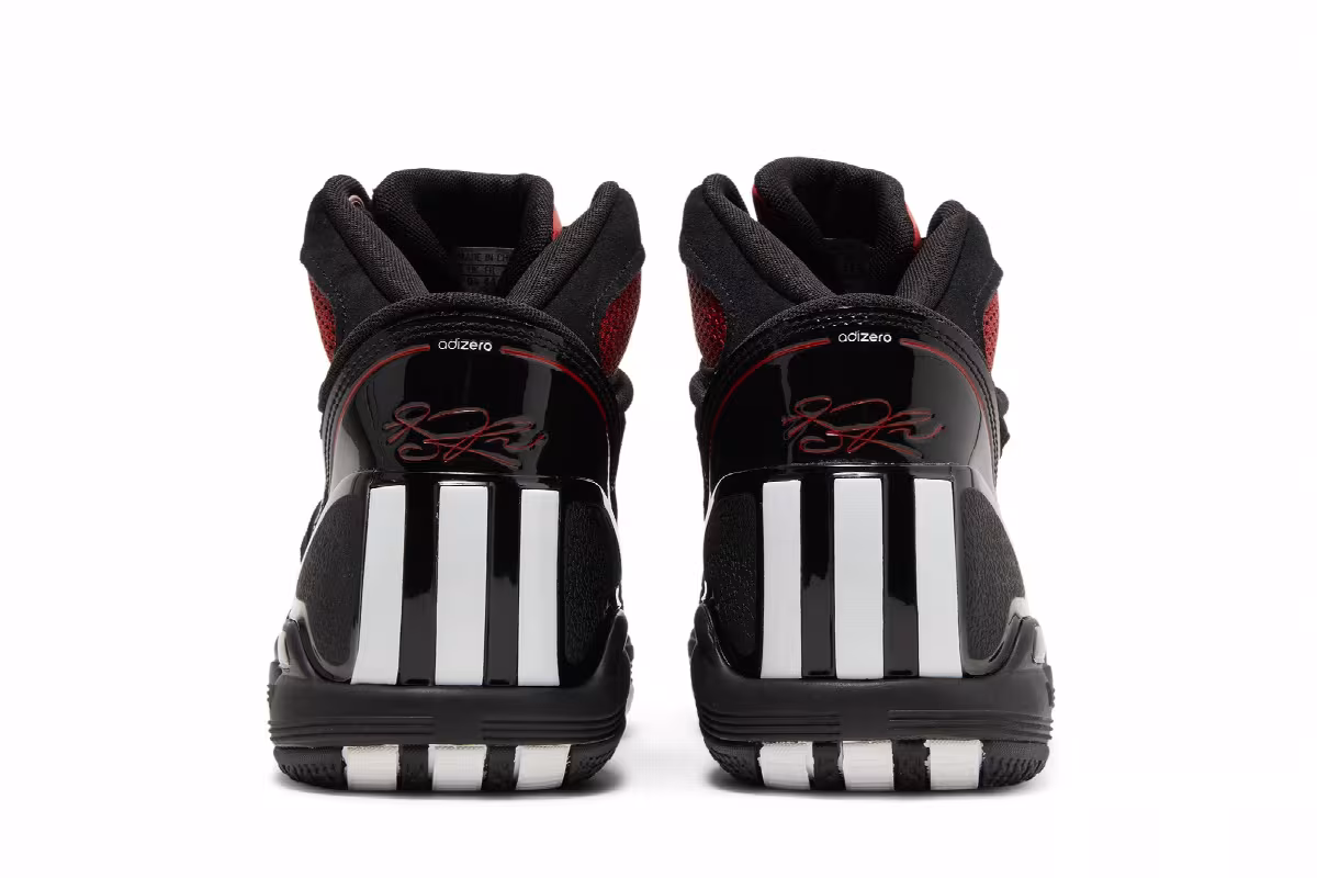 adidas Adizero Rose 1.5 Restomod Black Vivid Red, view 7