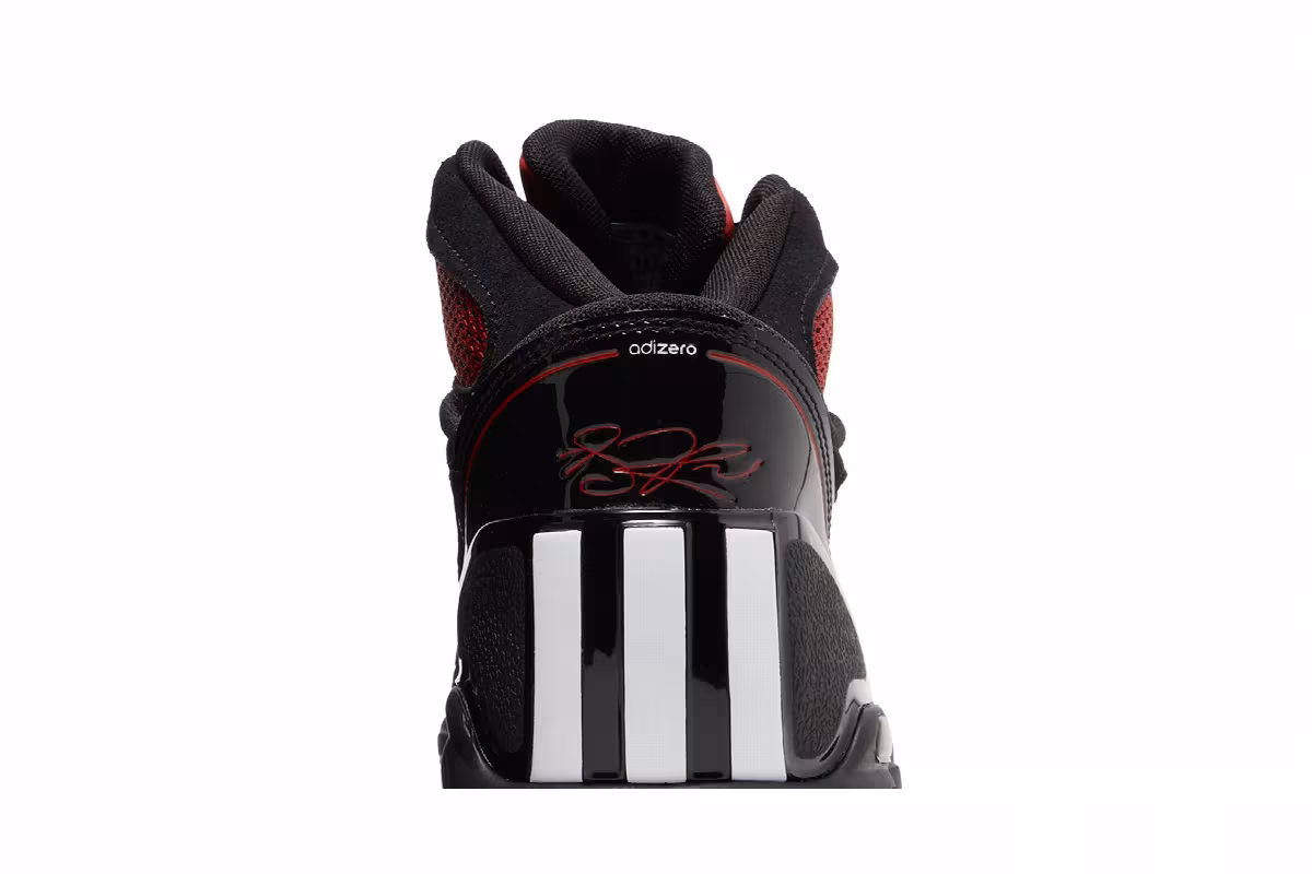 adidas Adizero Rose 1.5 Restomod Black Vivid Red, view 8