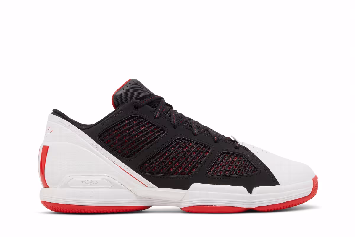 adidas Adizero Rose 1.5 Low Restomod Black Vivid Red, view 2
