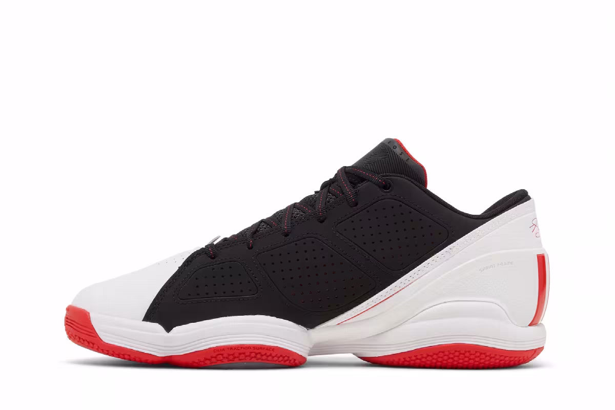 adidas Adizero Rose 1.5 Low Restomod Black Vivid Red, view 4