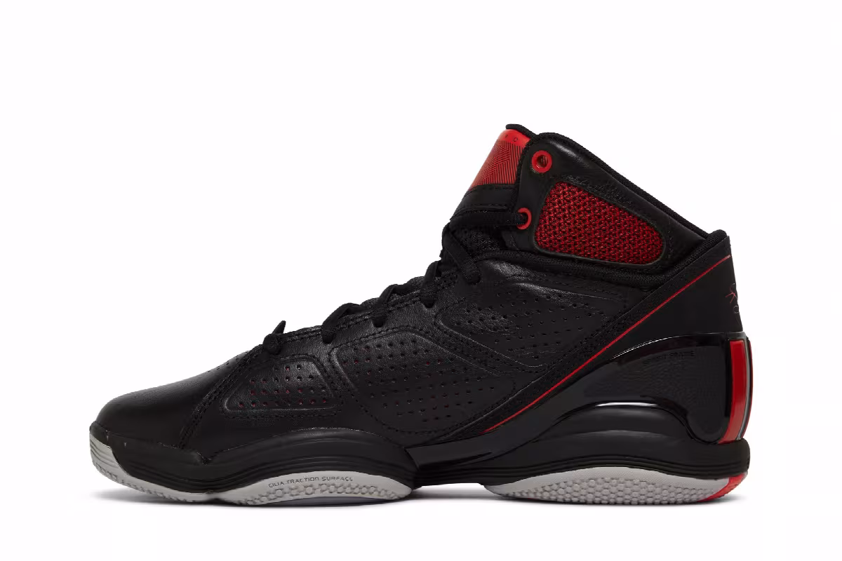 adidas Adizero Rose 1.5 Restomod Black Vivid Red, view 4