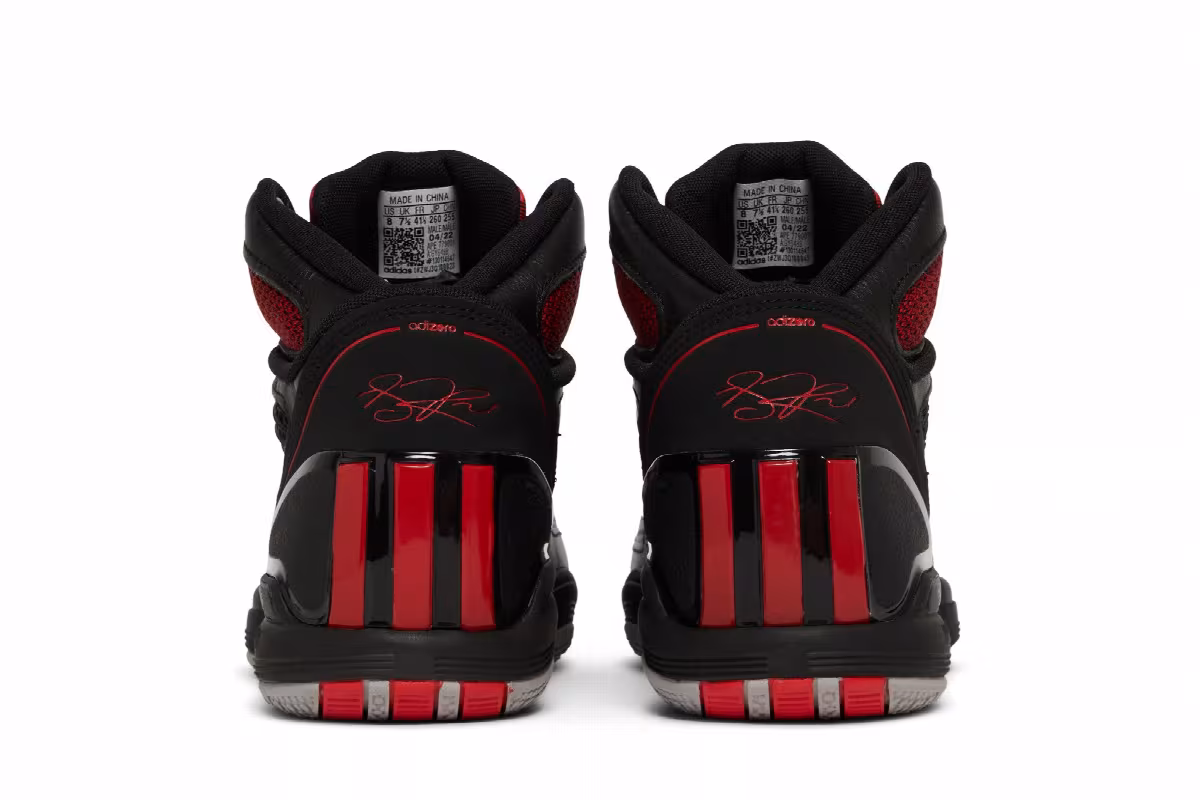 adidas Adizero Rose 1.5 Restomod Black Vivid Red, view 7
