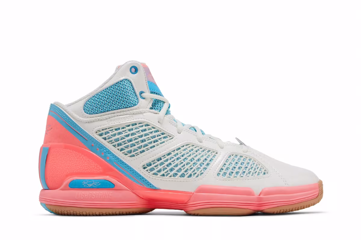 adidas Adizero Rose 1.5 Restomod Off White Acid Red, view 2