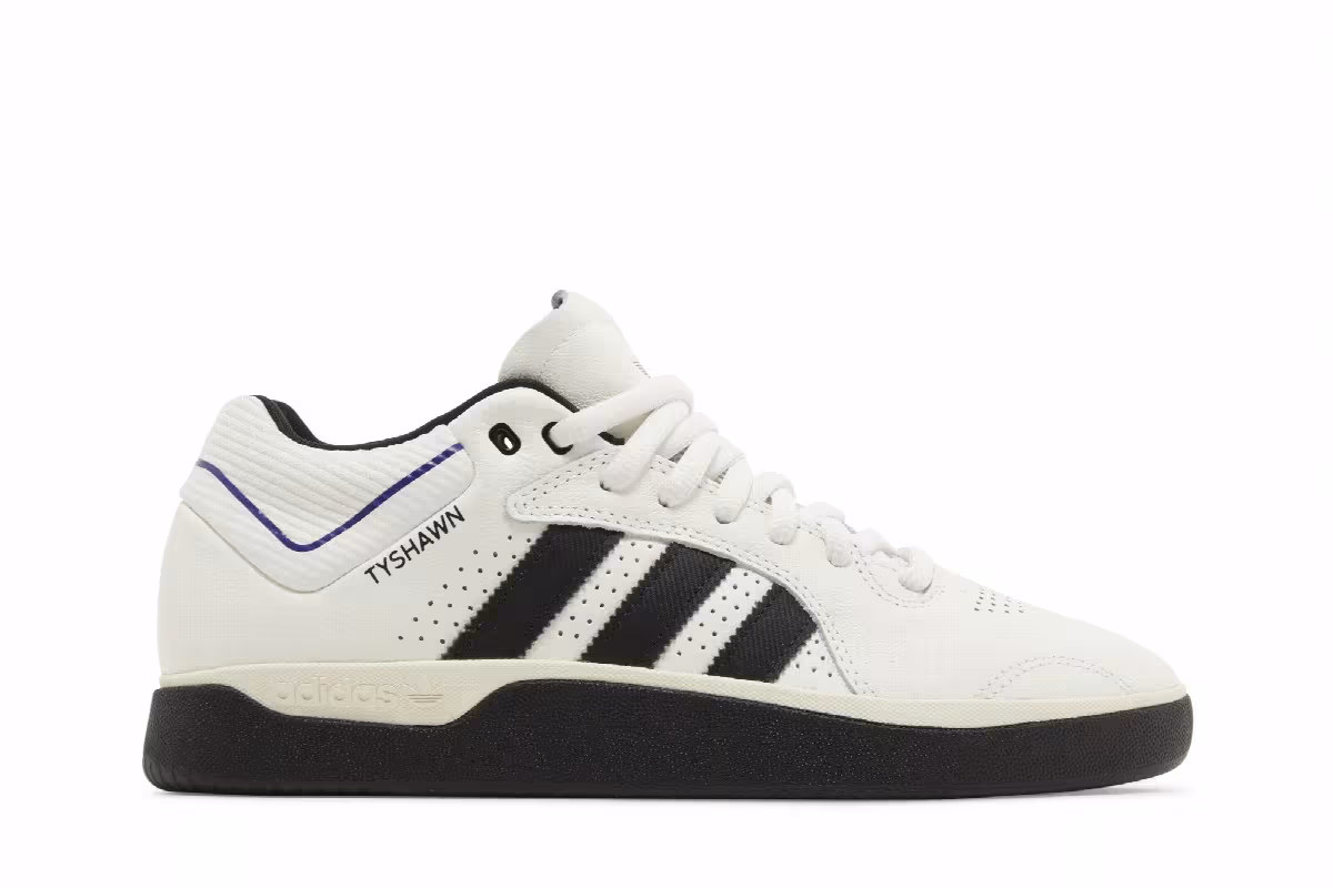 adidas Tyshawn White Black, view 2