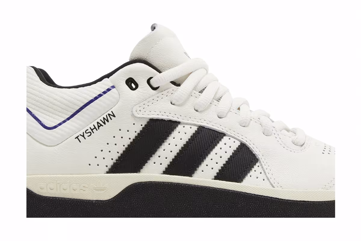 adidas Tyshawn White Black, view 3